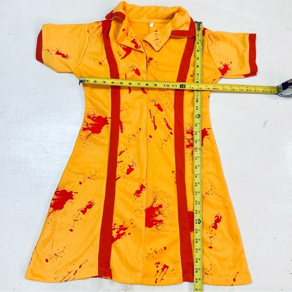 HALLOWEEN SEXY DRESS COSTUME ADULT LADIES WOMENS  Zombie HORROR  Size L - Picture 4 of 10